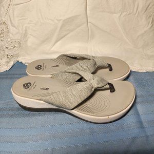 Cloudsteppers by Clarks Light Gray Sandals